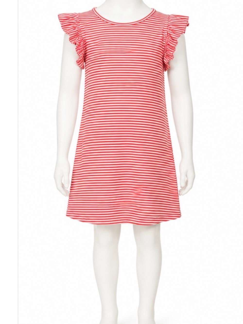 Vineyard Vines Girls Red & White Stipe Dress / New Without Tags Size M (10y.o)